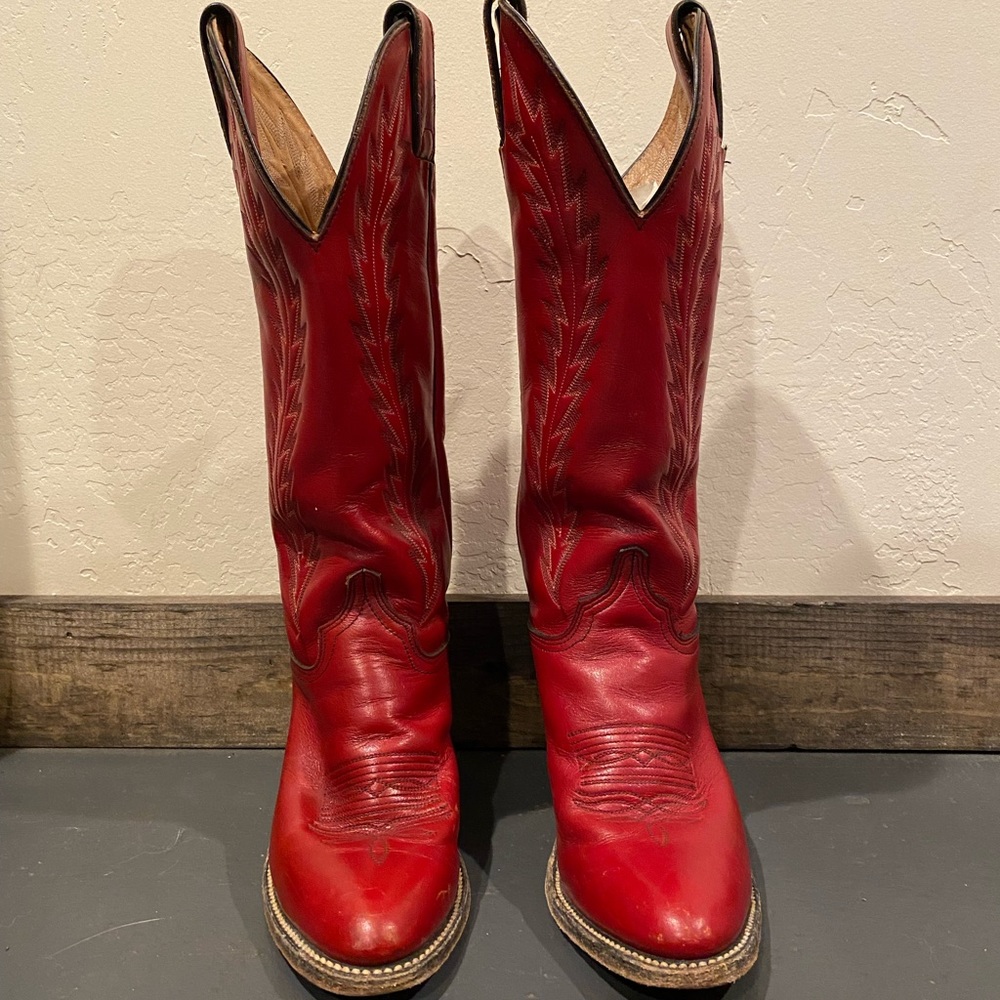 Red Cowboy Boots